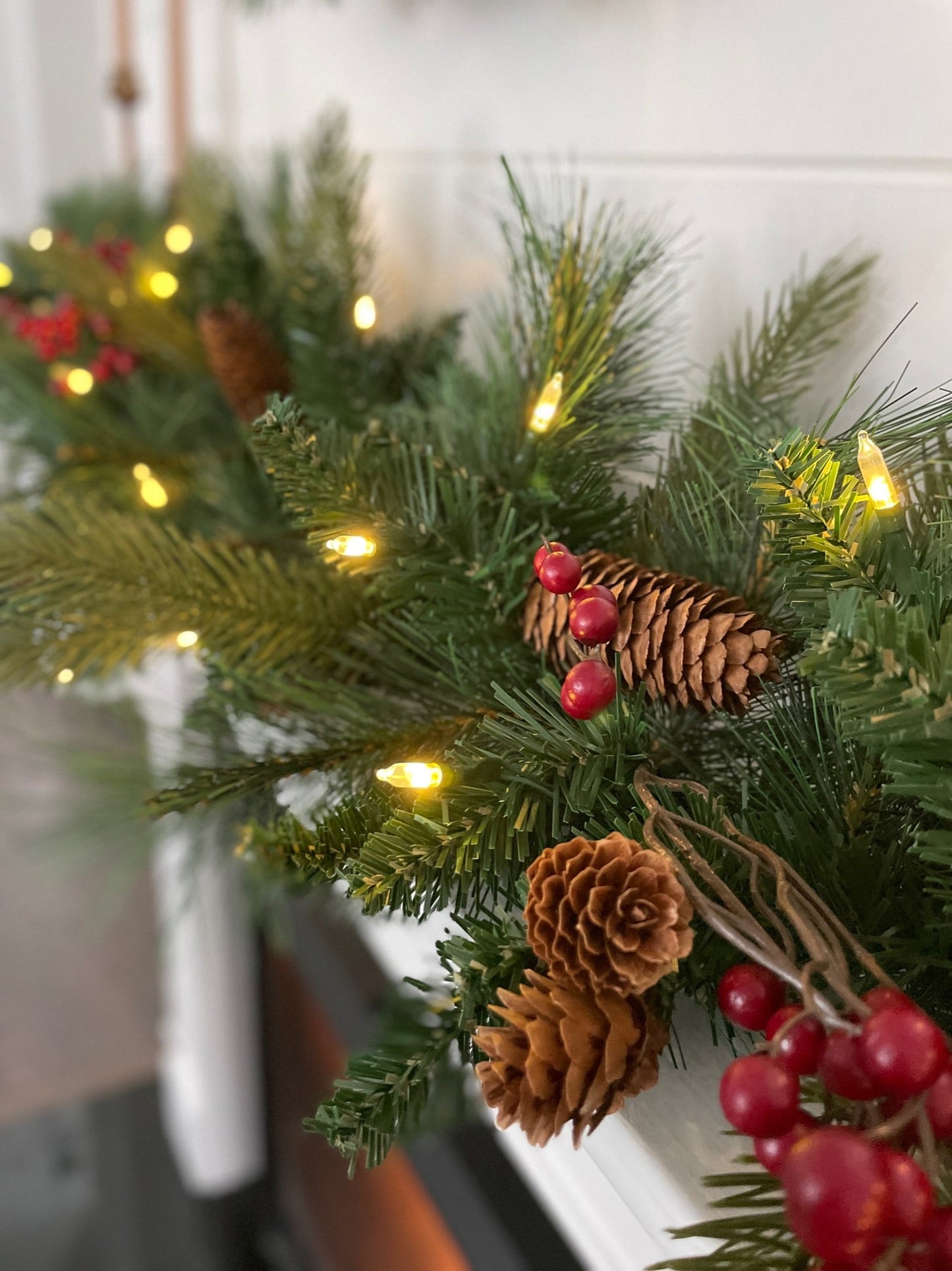 Woodland Garland - Battery Operated with Dual Color Lights