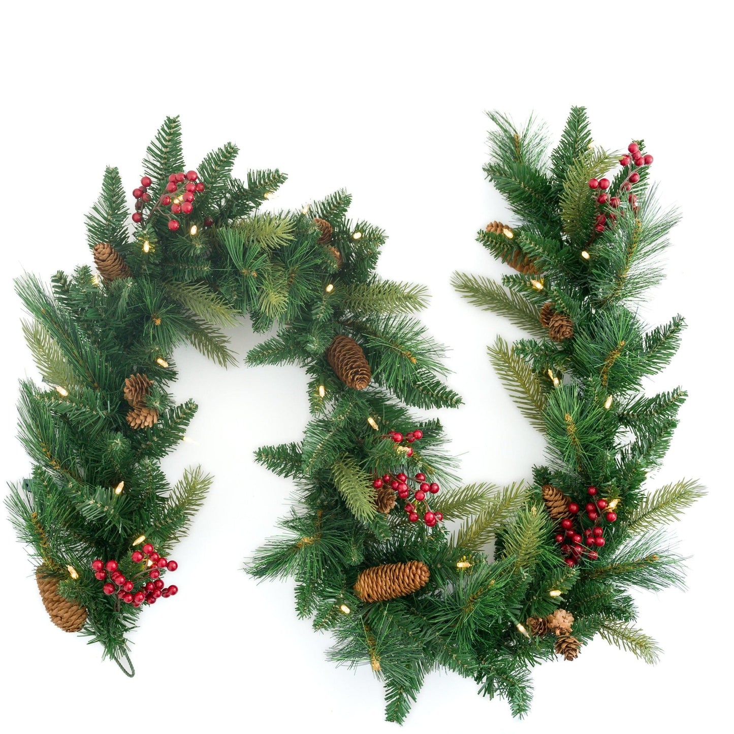 Woodland Garland - Plug-In with Classic Warm White Lights