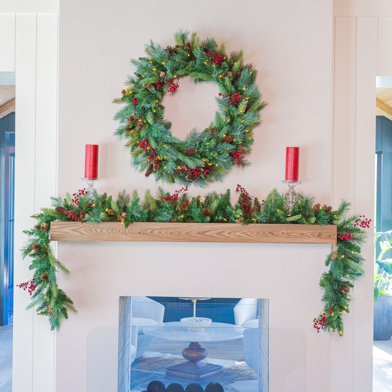 Woodland Garland - Battery Operated with Dual Color Lights