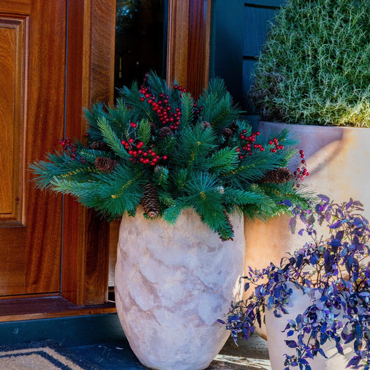 Woodland Urn Filler - Battery Operated with Dual Color Lights