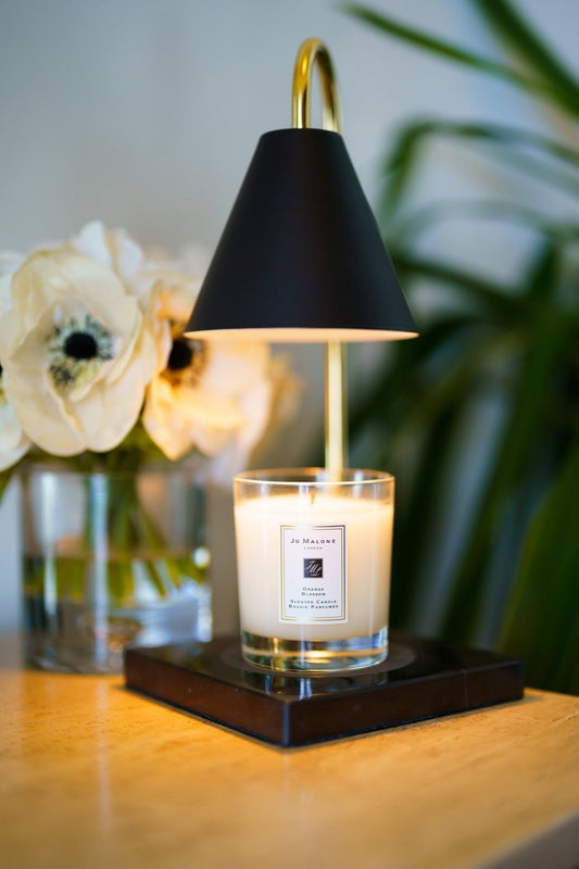 Black Marble Candle Warmer