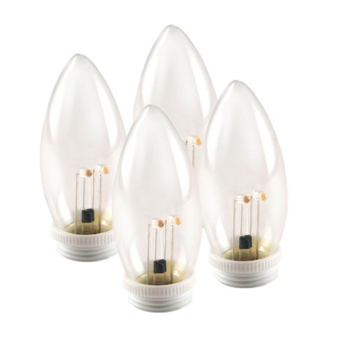 Celestial Lights LED Battery Operated Candle Replacement Bulbs - Steady & Shimmering Bulb, Remote Compatible