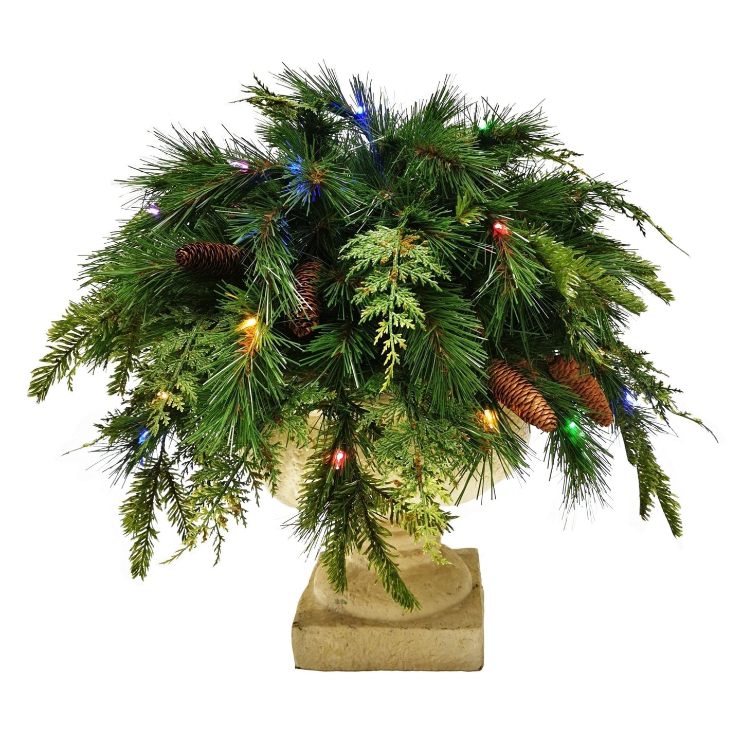 Battery Operated - Aspen Urn Filler with Dual Color Lights