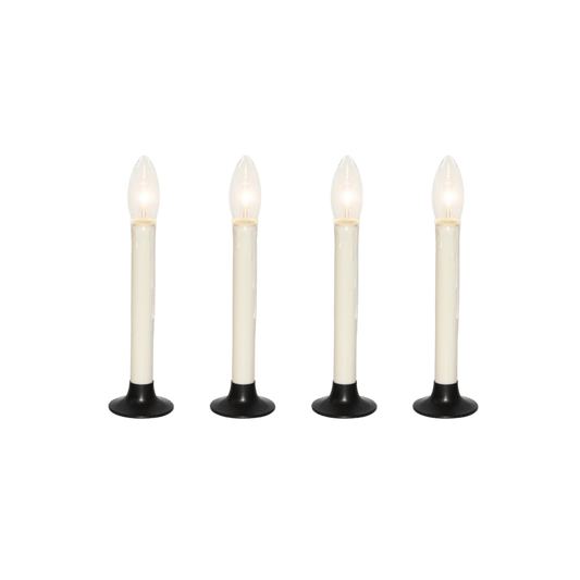 Battery Operated Classic Window Candles - Without Remote - Set of 4 or 6 - Celestial Lights