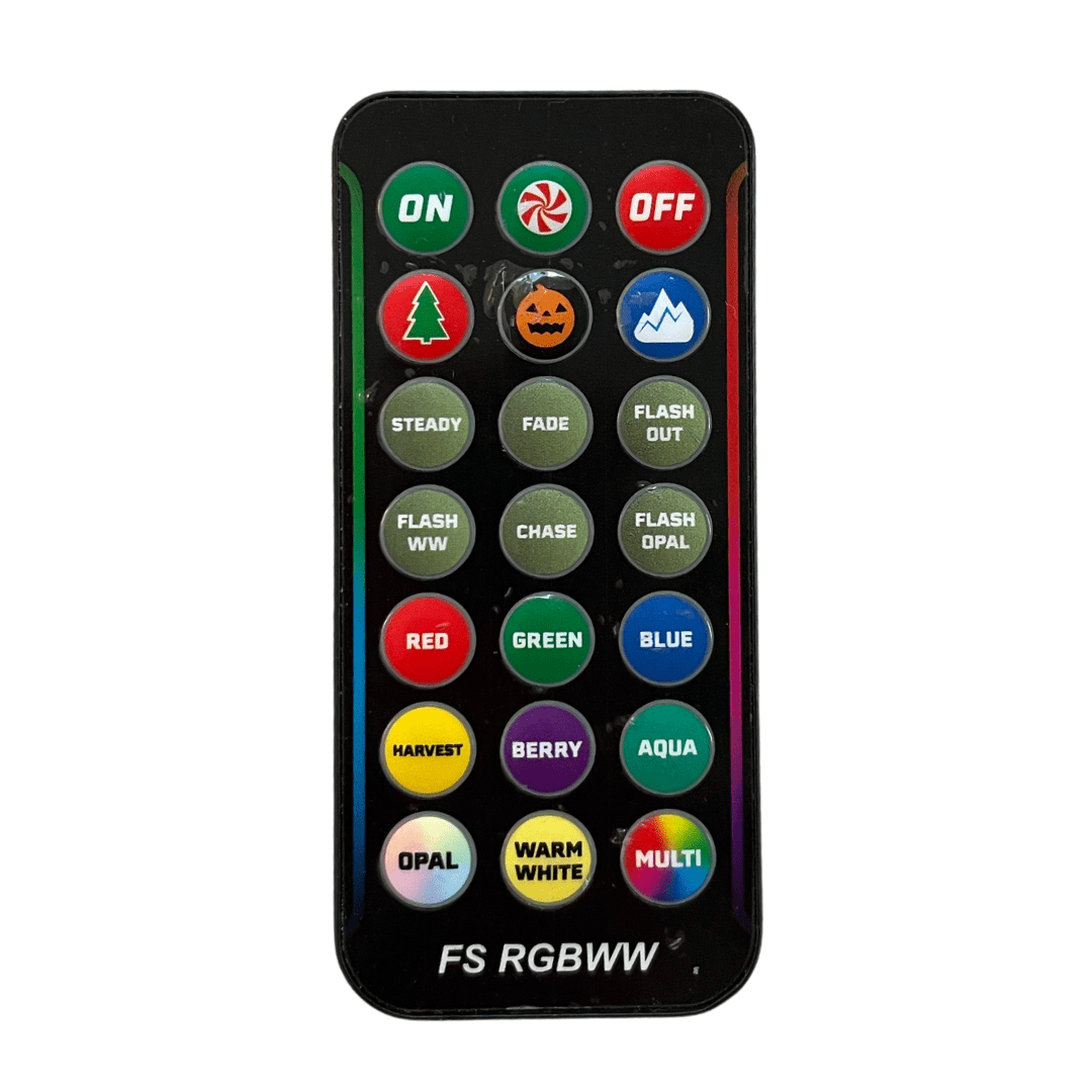 Plug-In Stake Tree with RGBWW LEDs and 50 Color Combination & Function Settings
