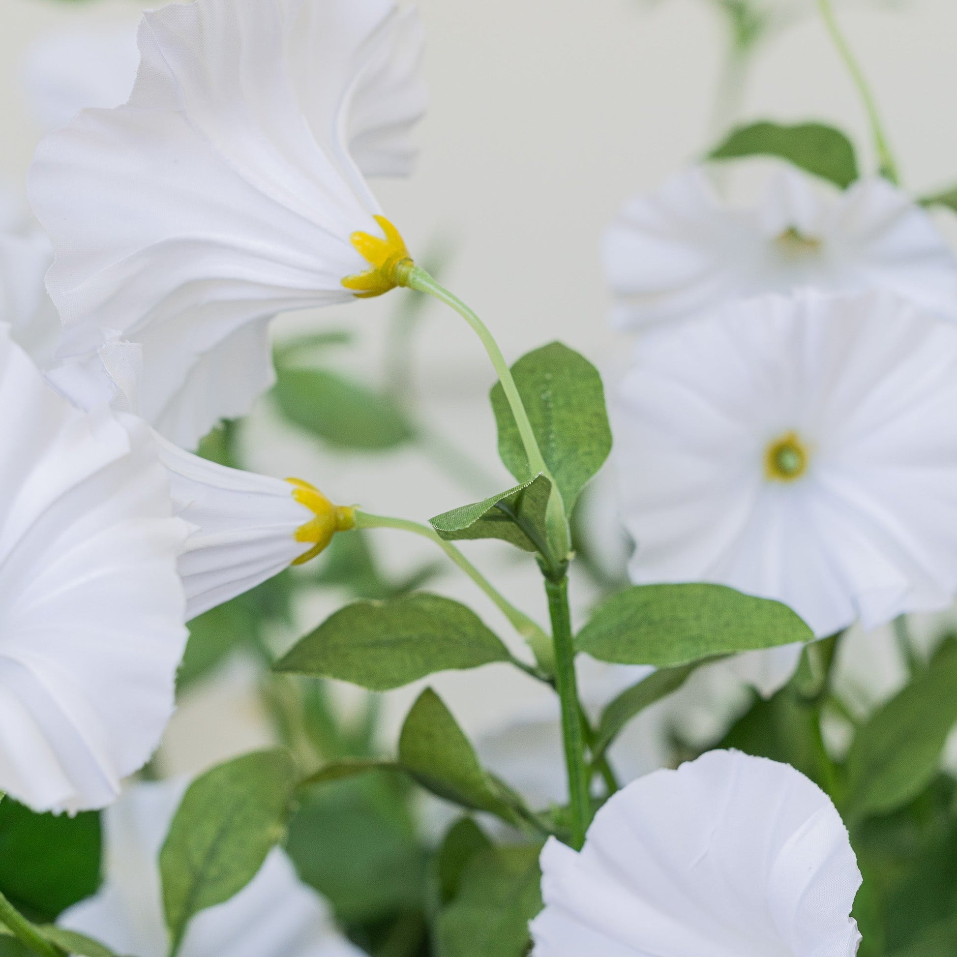 Lifelike Petunia Hanging Basket - Celestial Lights