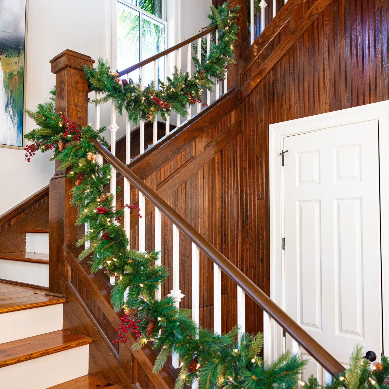 Woodland Garland - Plug-In with Classic Warm White Lights
