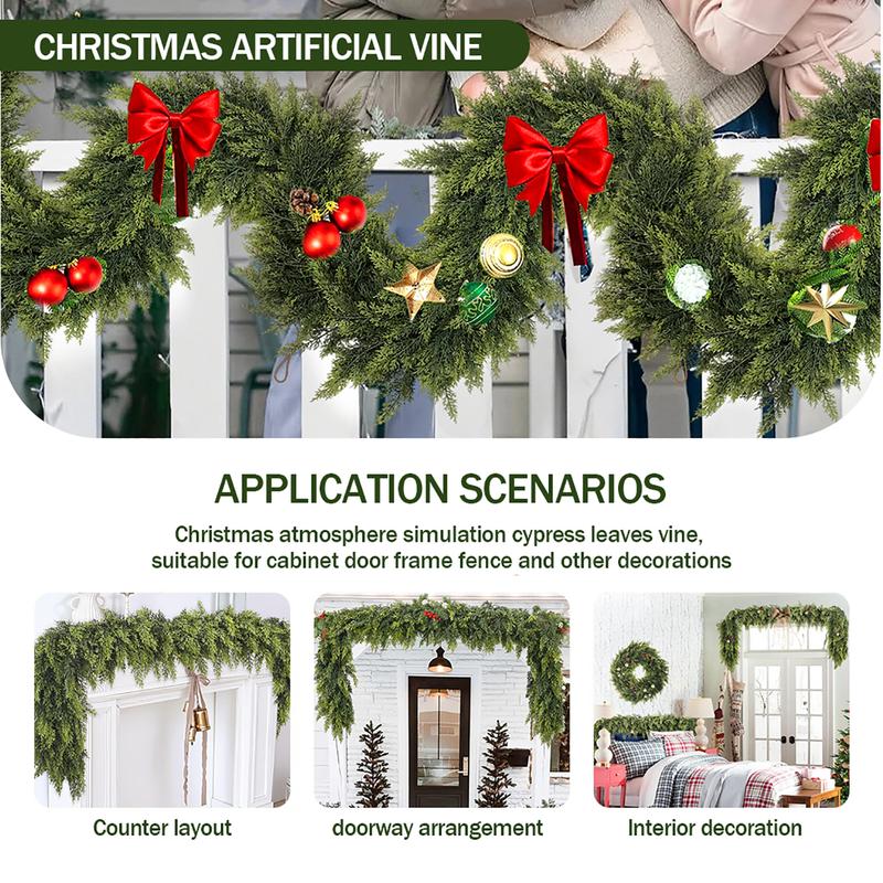 MaryAura® 6ft Cedar Garlands