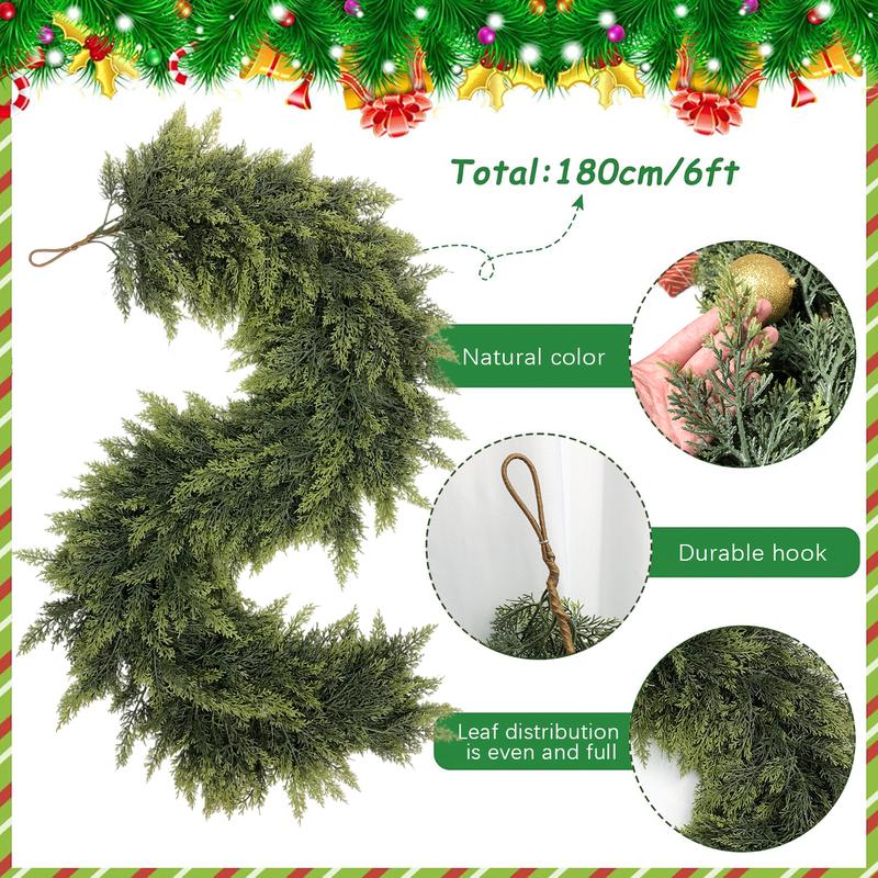 MaryAura® 6ft Cedar Garlands