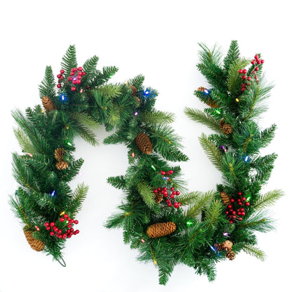 Woodland Garland - Battery Operated with Dual Color Lights