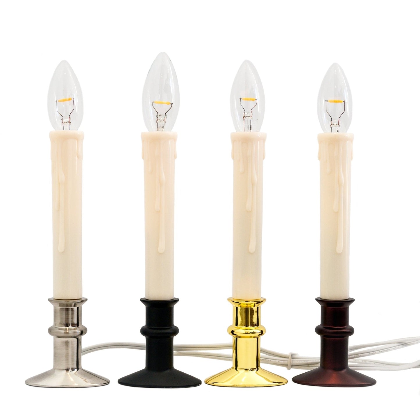 Plug-In Window Hugger® Candles with Built In Timer - Set of 4