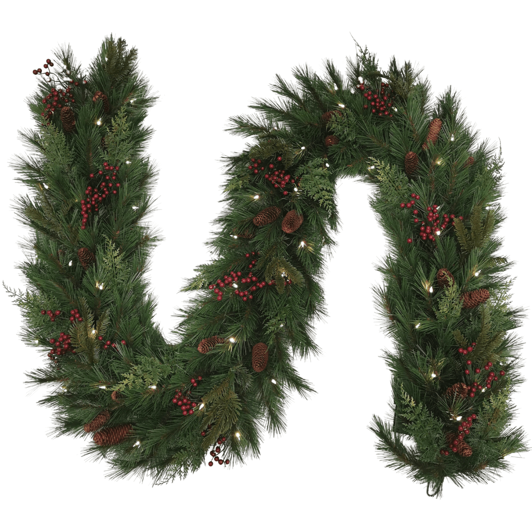 Plymouth Garland - Battery Operated with Dual Color Lights