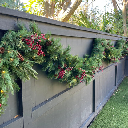 Plymouth Garland - Battery Operated with Dual Color Lights