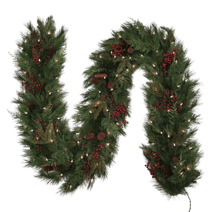 Plymouth Garland - Plug-In with Classic Warm White Lights