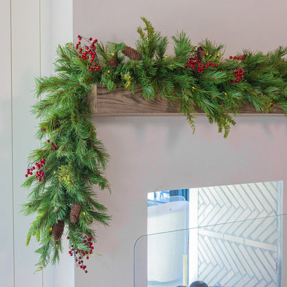 Plymouth Garland - Battery Operated with Dual Color Lights