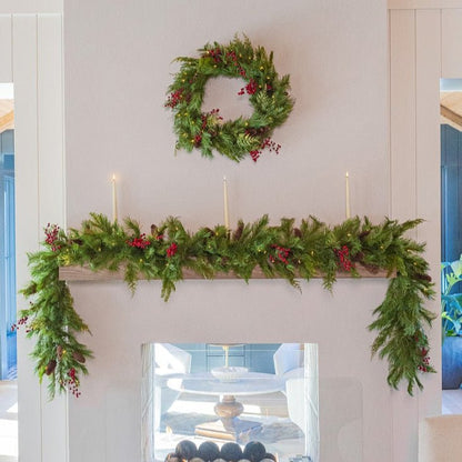 Plymouth Garland - Battery Operated with Dual Color Lights