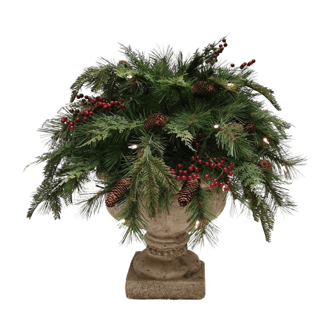 Plymouth Urn Filler - Battery Operated with Dual Color Lights