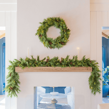 Aspen Garland - Battery Operated with Dual Color Lights