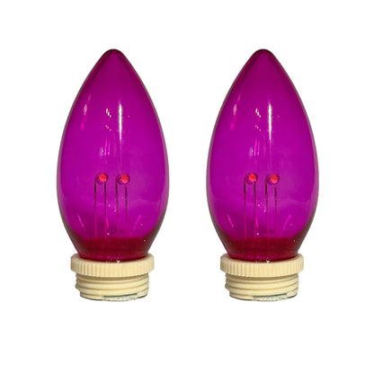 Set of 2 Replacement Bulbs for Suction Cup Candles - Celestial Lights