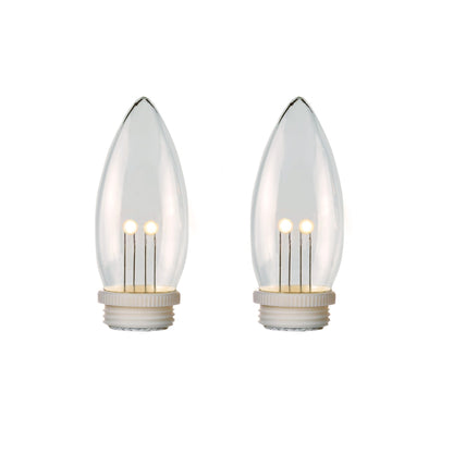 Set of 2 Replacement Bulbs for Suction Cup Candles - Celestial Lights