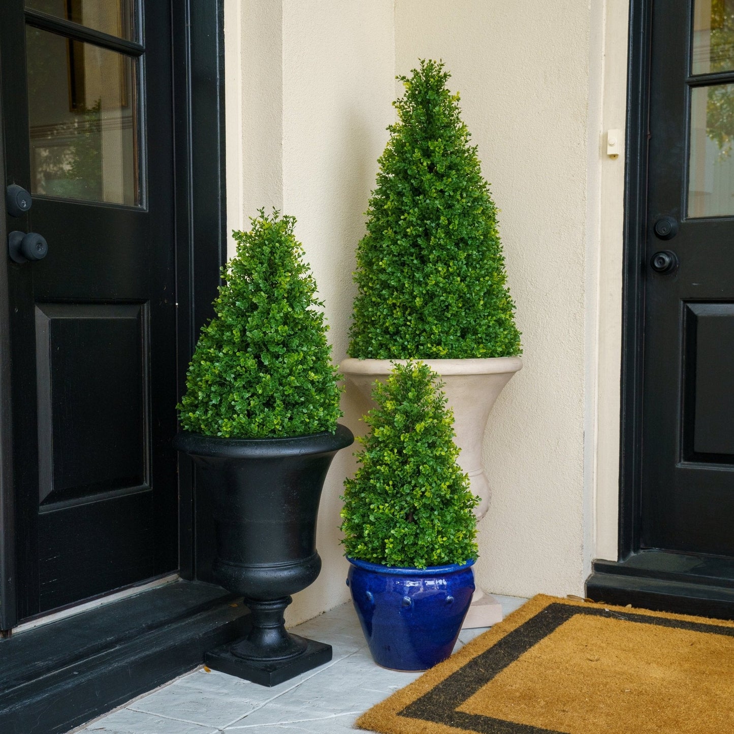Lifelike Boxwood Cone