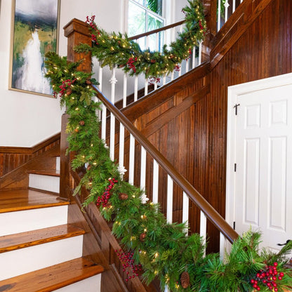 Plymouth Garland - Plug-In with Classic Warm White Lights