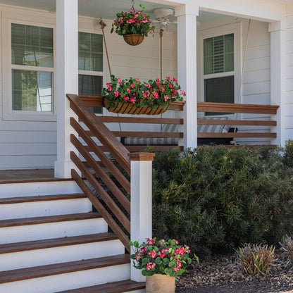 Lifelike Geranium Window Box Filler