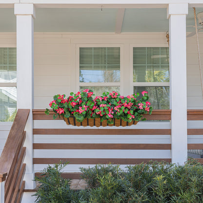 Lifelike Geranium Window Box Filler