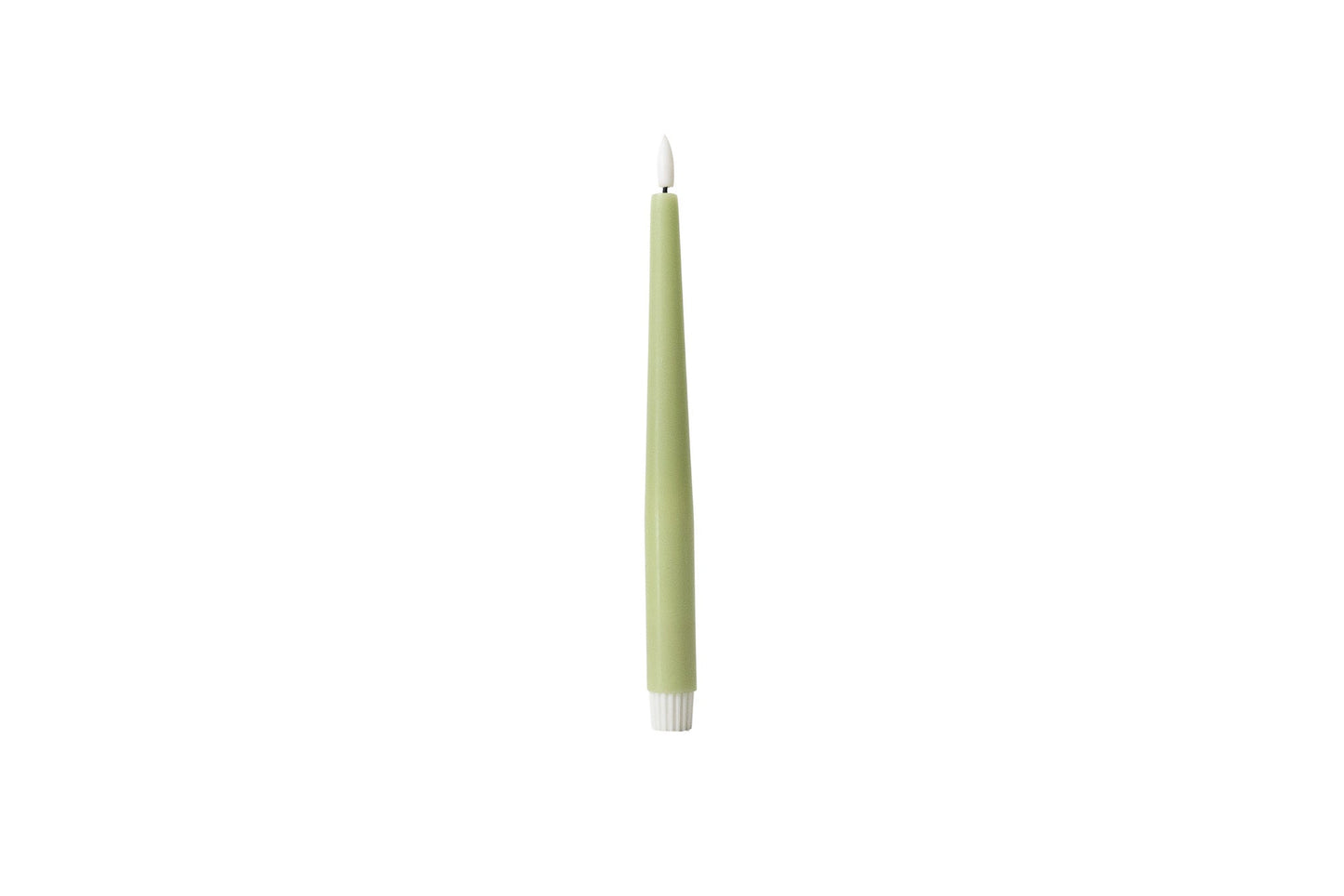 Set of 3 Flameless Rechargeable Wax Taper Candles with Remote