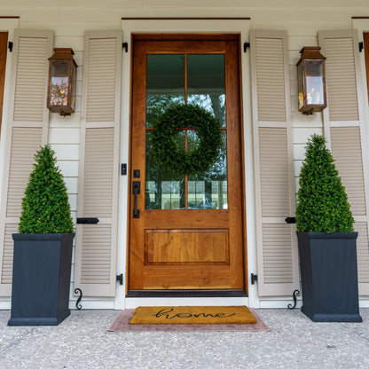 Lifelike Boxwood Wreath