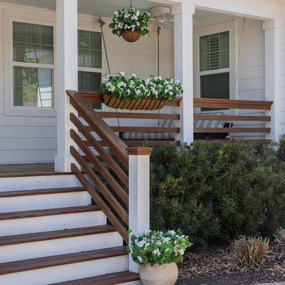 Lifelike Geranium Window Box Filler