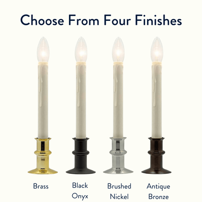Battery Operated Window Hugger® Candles - With Remote - Set of 2 or 4