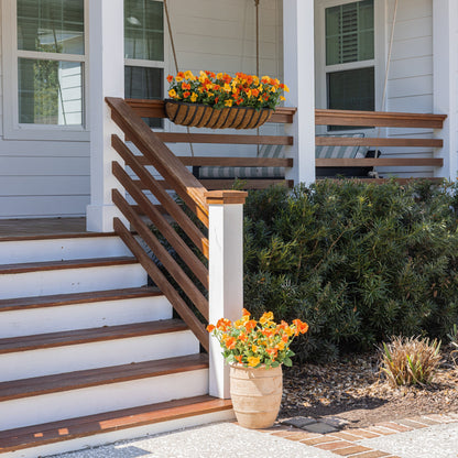 Lifelike Petunia Window Box Filler - Yellow and Orange