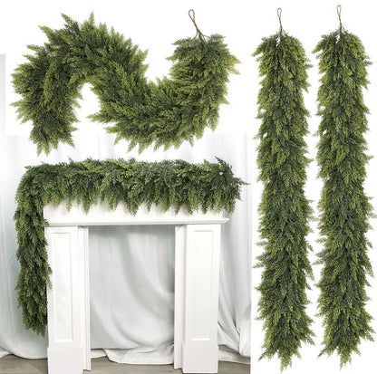 MaryAura® 6ft Cedar Garlands