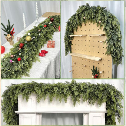 MaryAura® 6ft Cedar Garlands